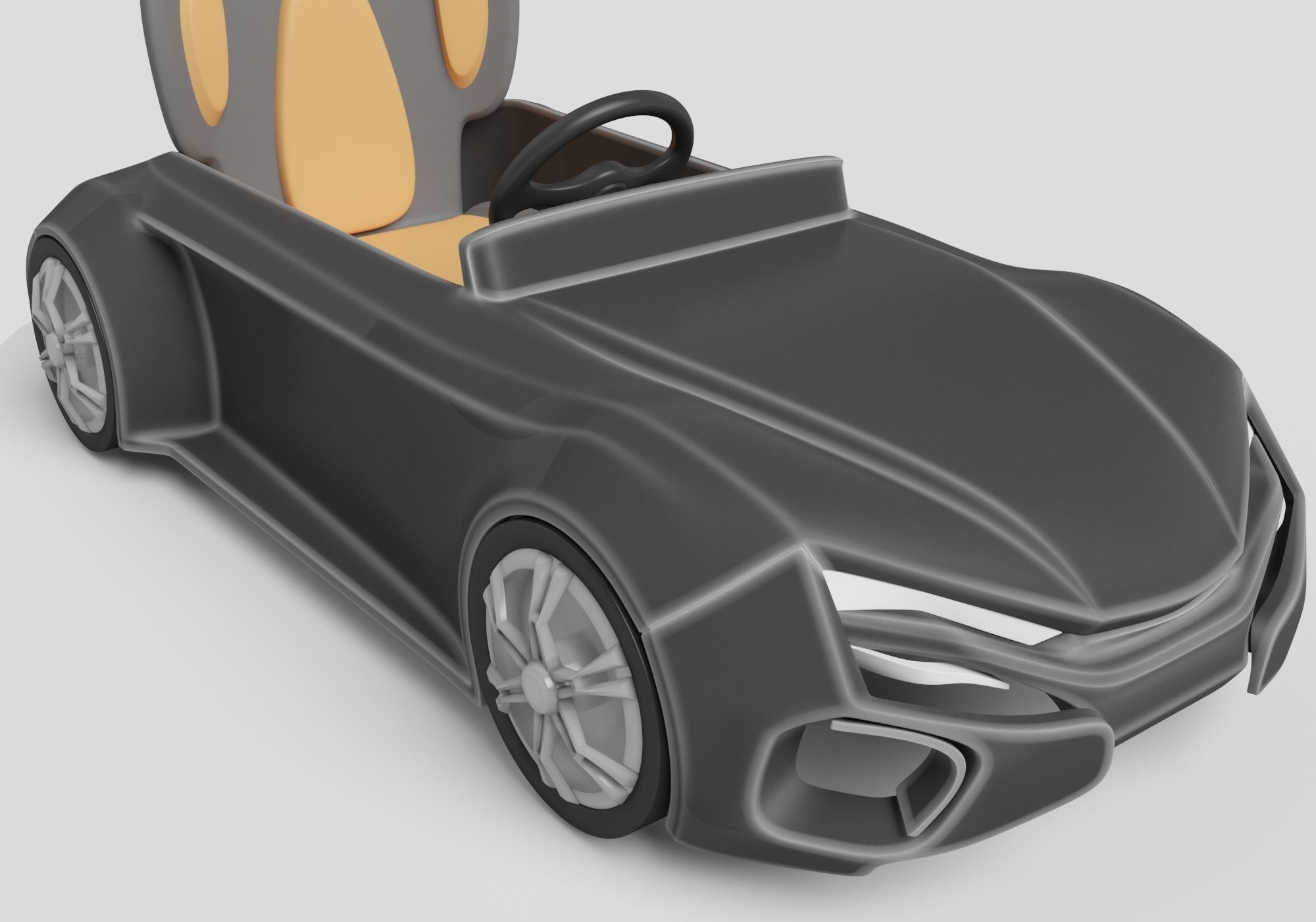 riding toy car 3D model_5