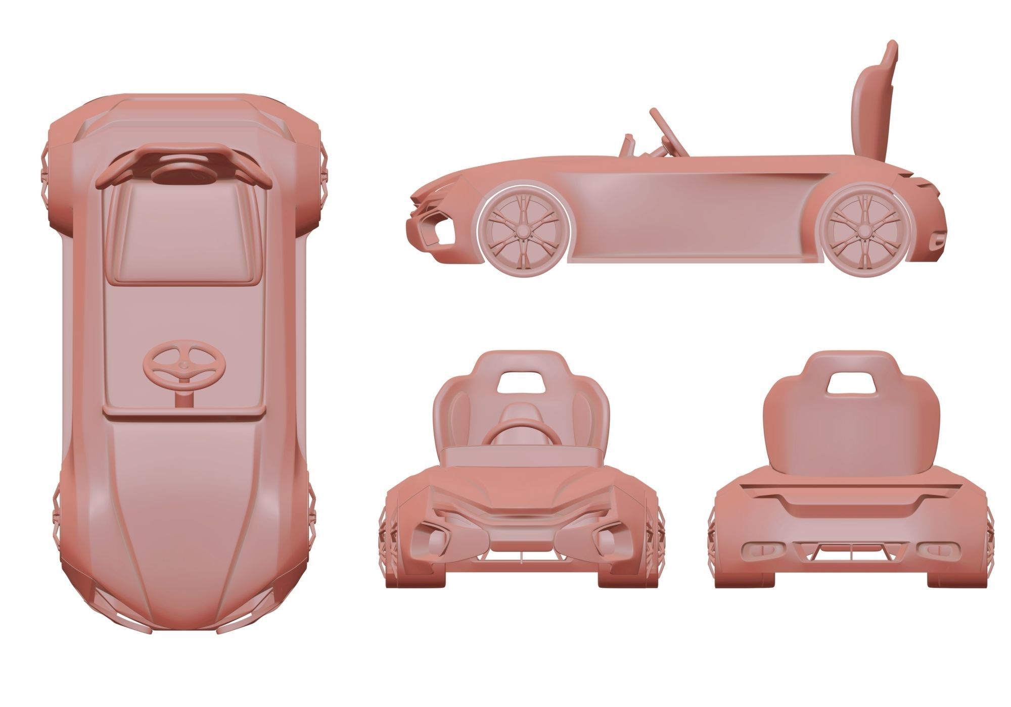 riding toy car 3D model_14