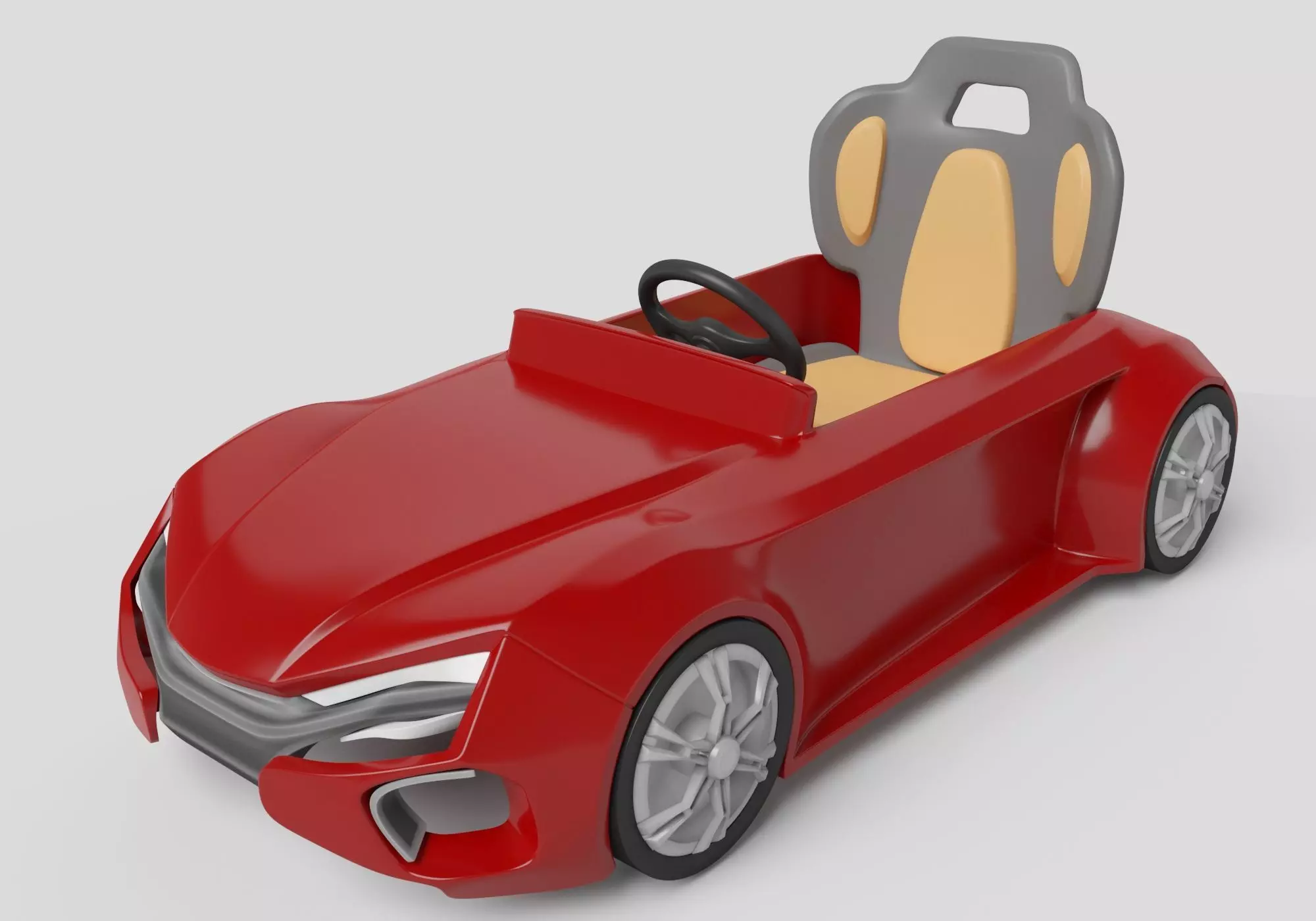 riding toy car 3D model_0