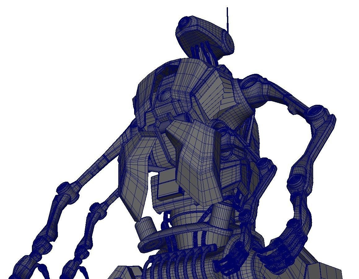 Robot Android Medical 3D model_10