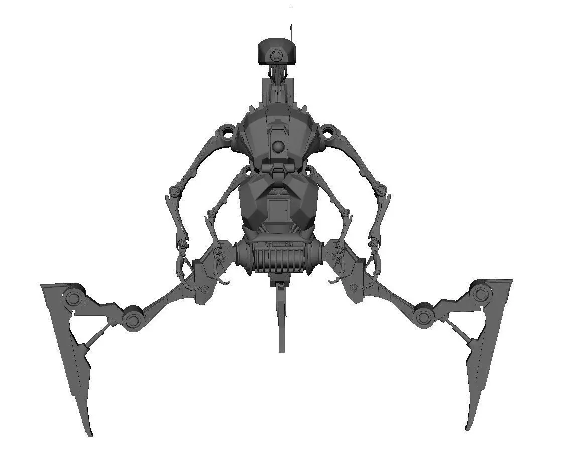 Robot Android Medical 3D model_0