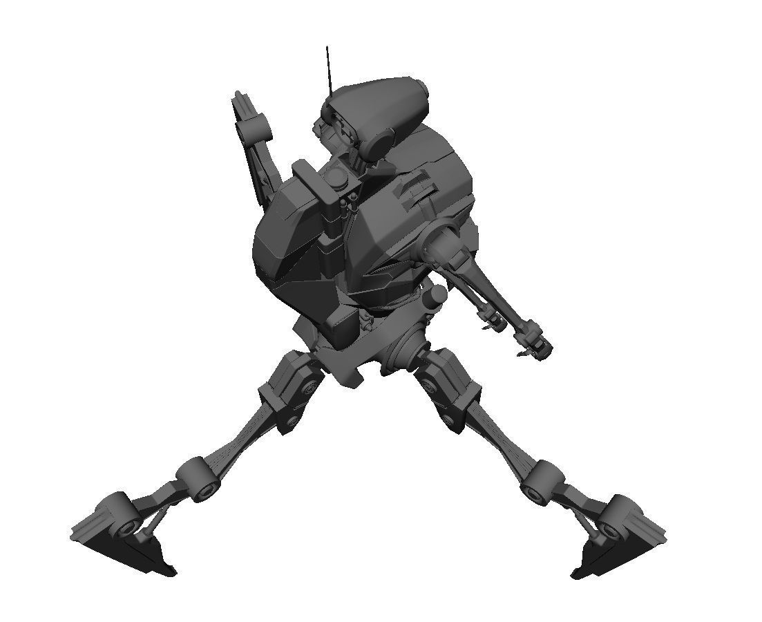 Robot Android Medical 3D model_5