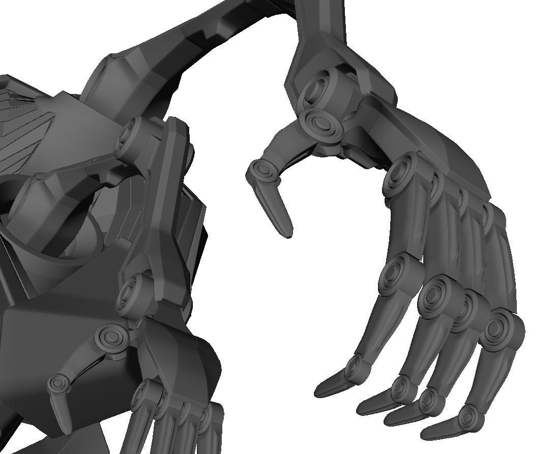 Robot Android Medical 3D model_2