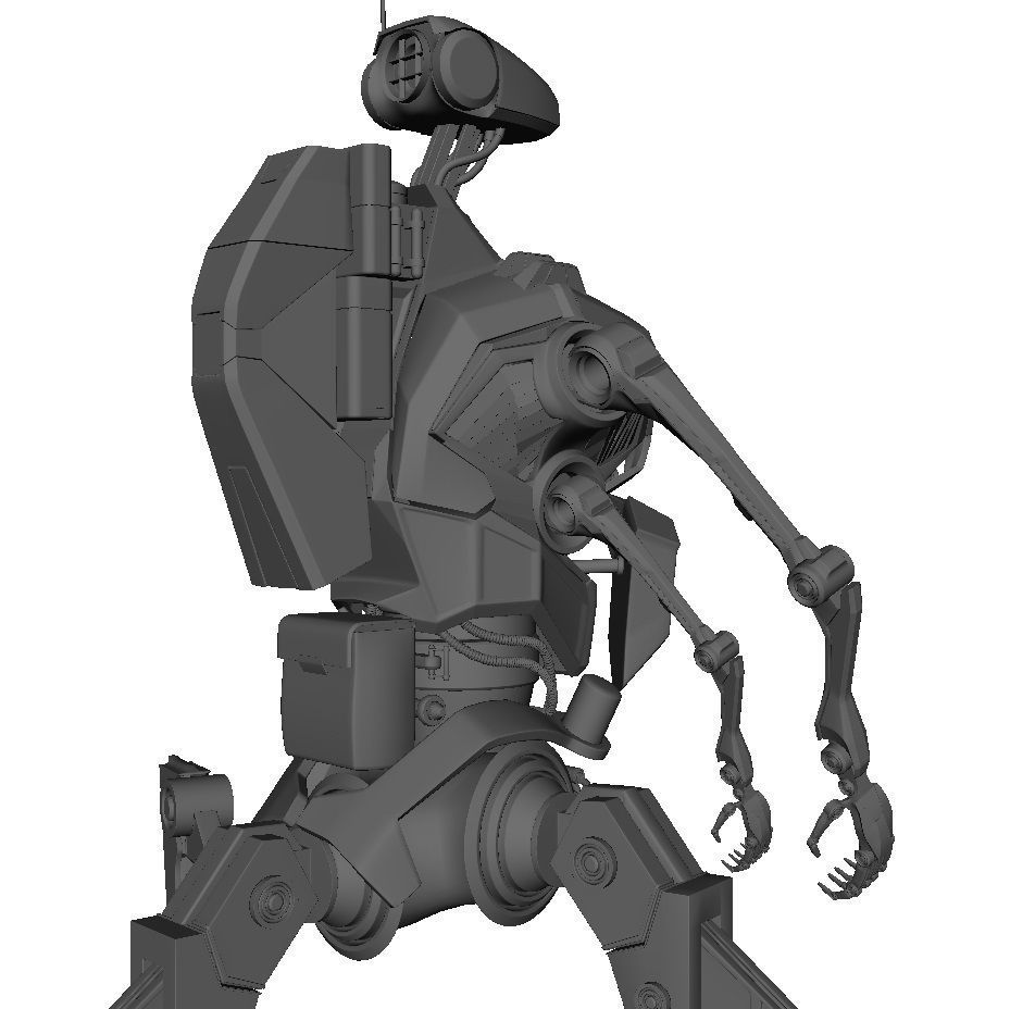 Robot Android Medical 3D model_15