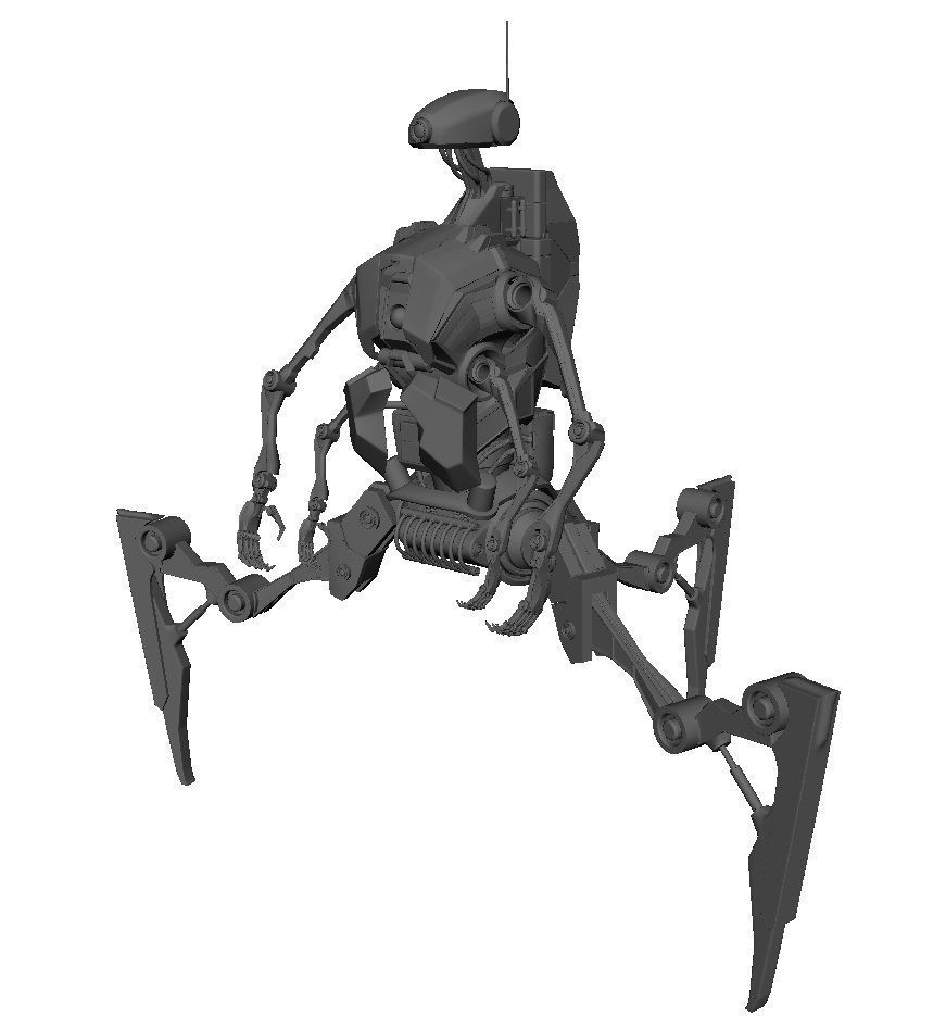 Robot Android Medical 3D model_13