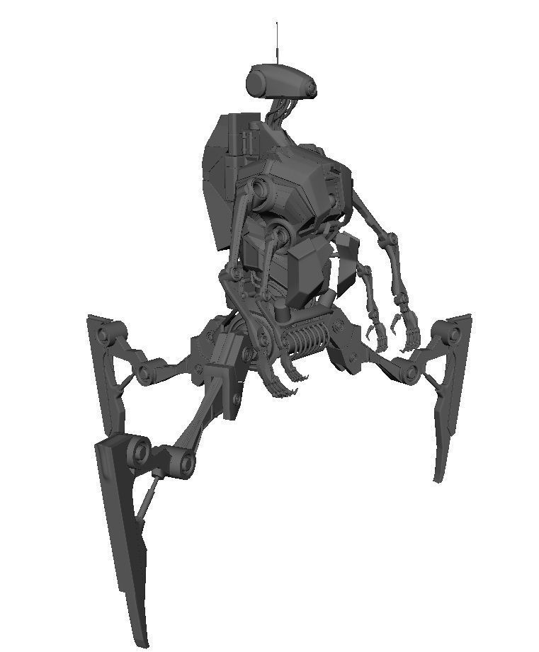 Robot Android Medical 3D model_8