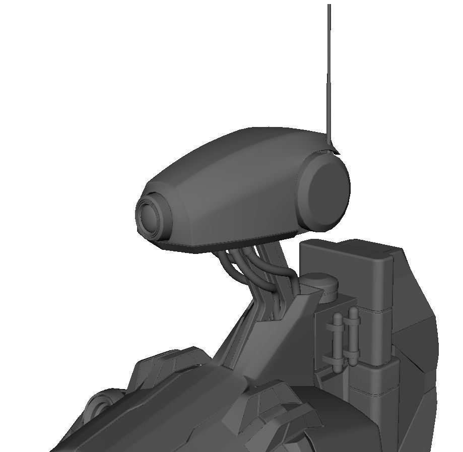 Robot Android Medical 3D model_16