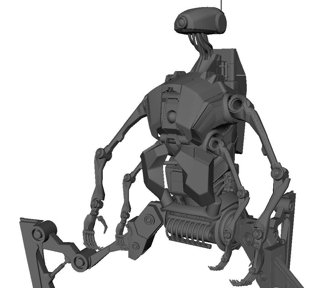 Robot Android Medical 3D model_14