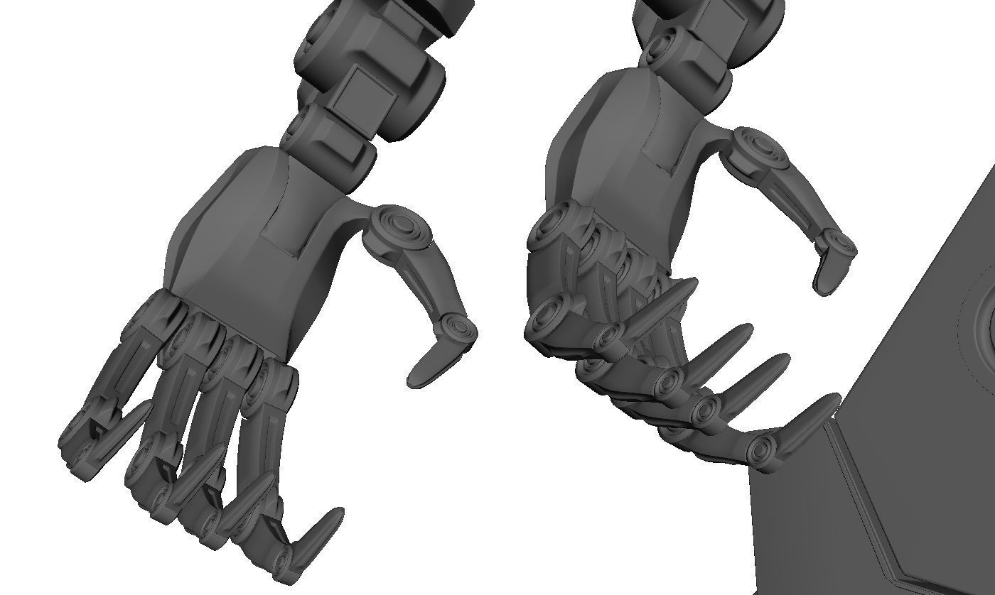 Robot Android Medical 3D model_1