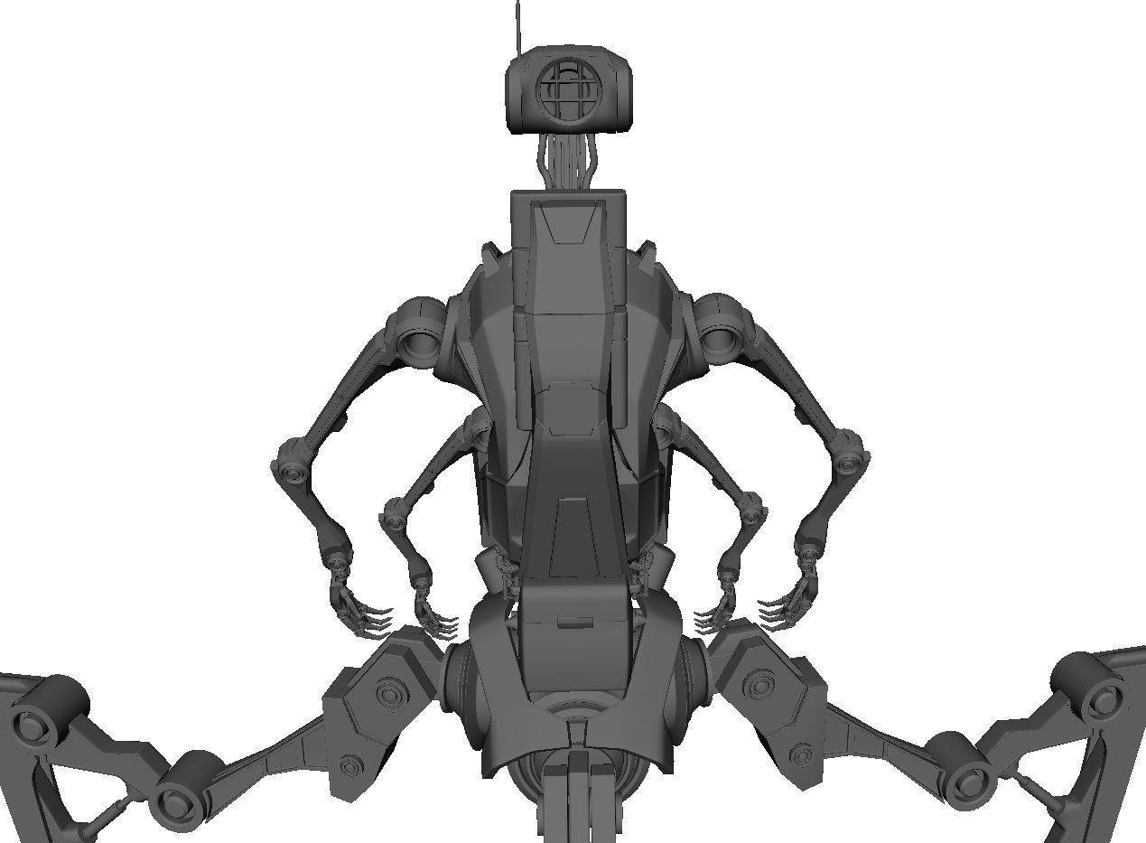 Robot Android Medical 3D model_7