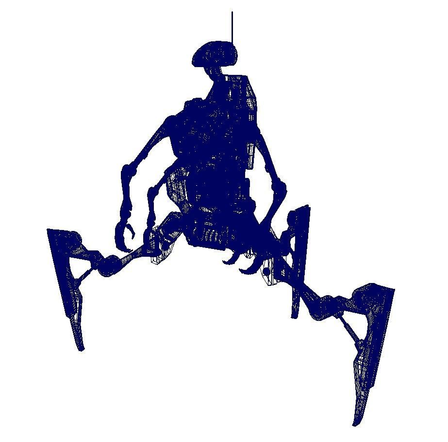 Robot Android Medical 3D model_12