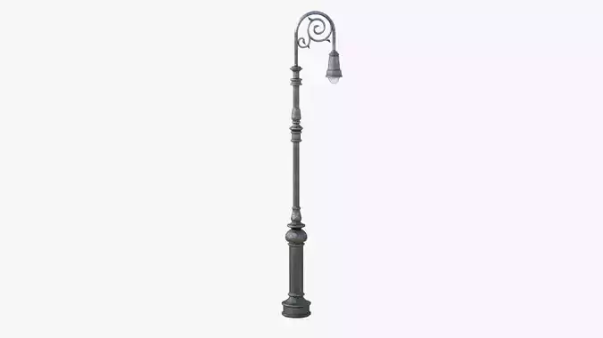 Street Lamp Low-poly 3D model Street Lamp Low-poly 3D model