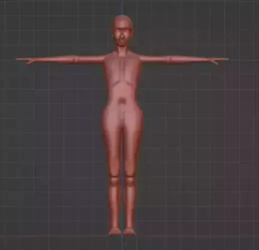 Simple Human Base mesh
