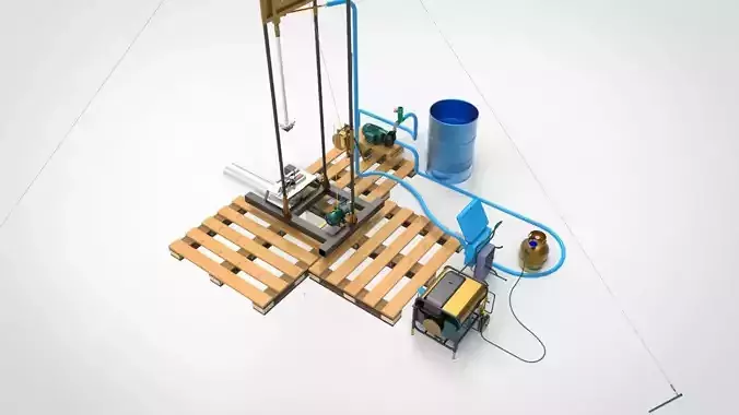 Traditional Well Drilling Machine