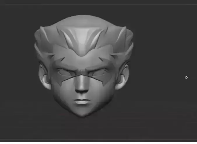 Damian Wayne Masked Head Scuplt