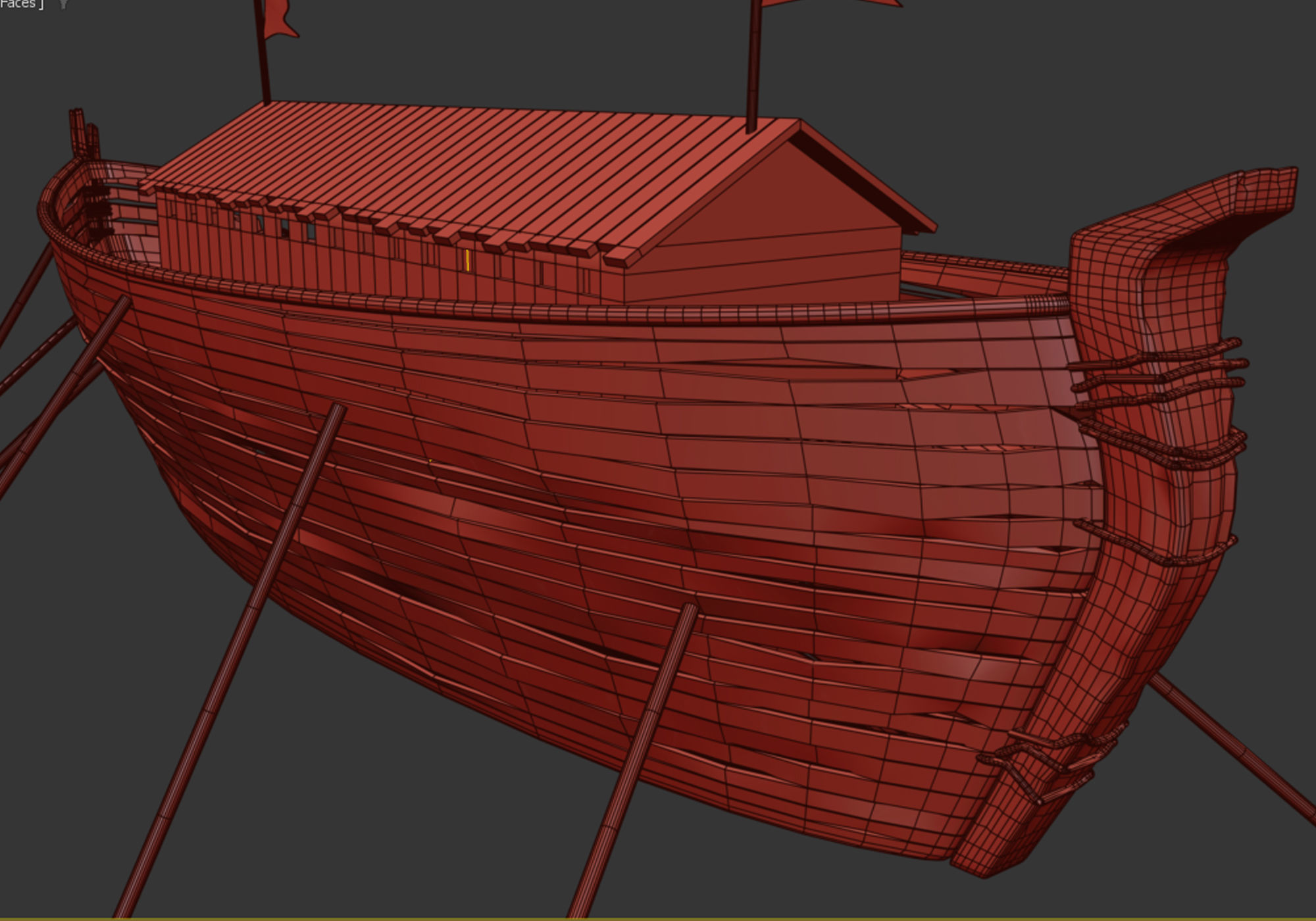 low poly noah ark 3D model | CGTrader