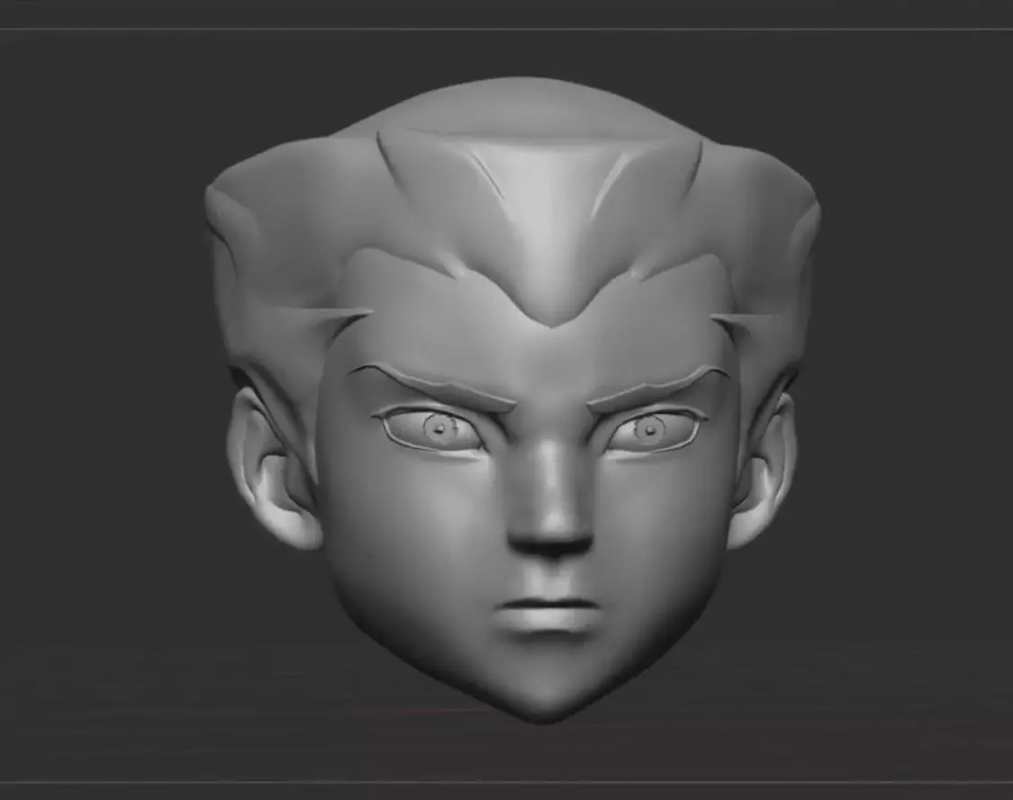 Damian Wayne Unmasked Head 3D print model_0