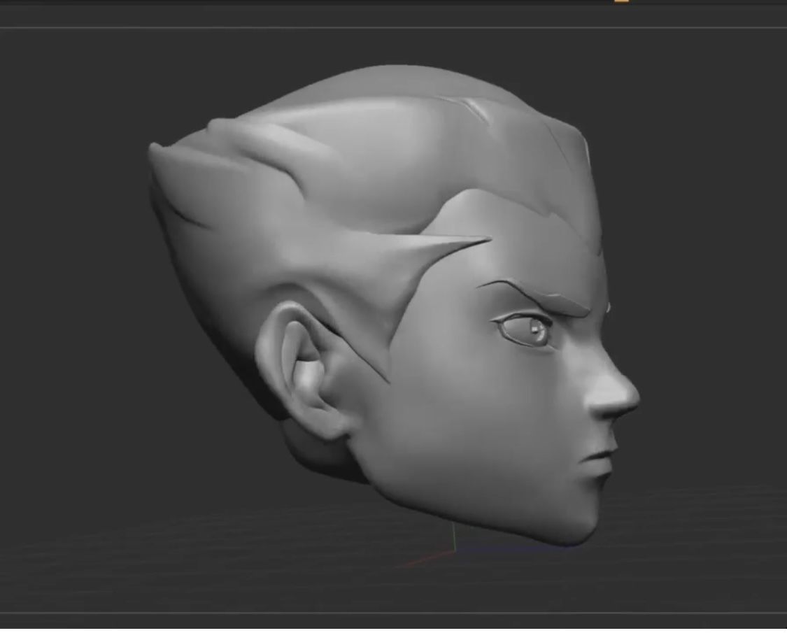 Damian Wayne Unmasked Head 3D print model_2