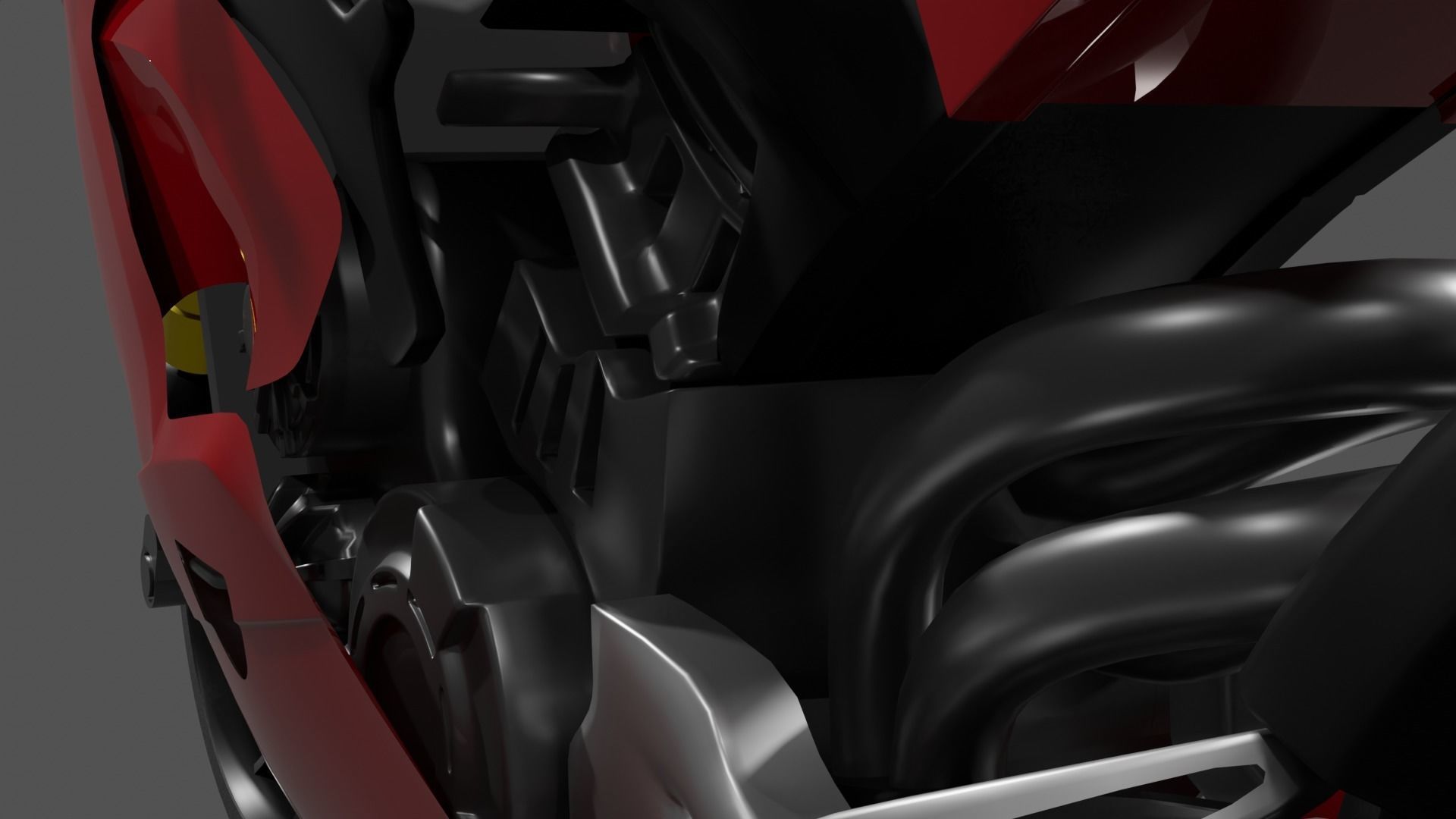 Racing Motorcycles Pack  H2R - Panigale V4 - YZF R6 - YZF R7 3D model_20