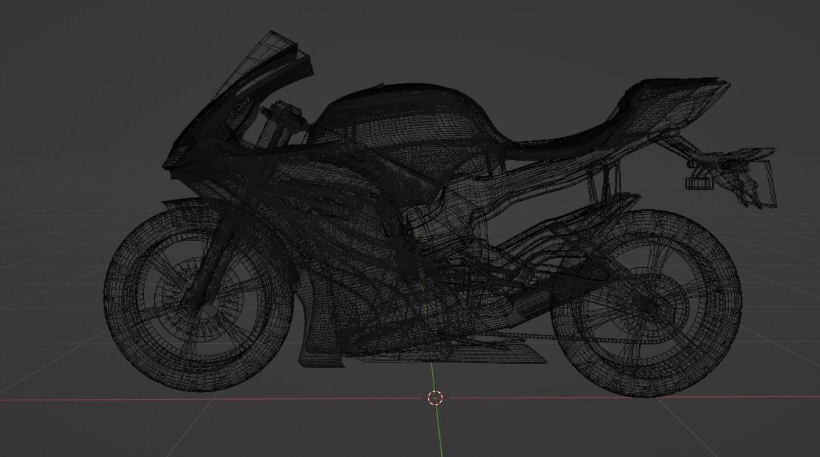 Racing Motorcycles Pack  H2R - Panigale V4 - YZF R6 - YZF R7 3D model_40