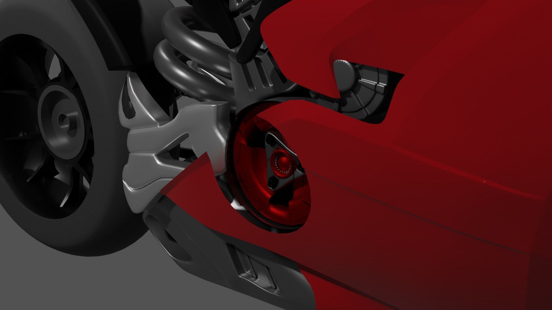 Racing Motorcycles Pack  H2R - Panigale V4 - YZF R6 - YZF R7 3D model_38