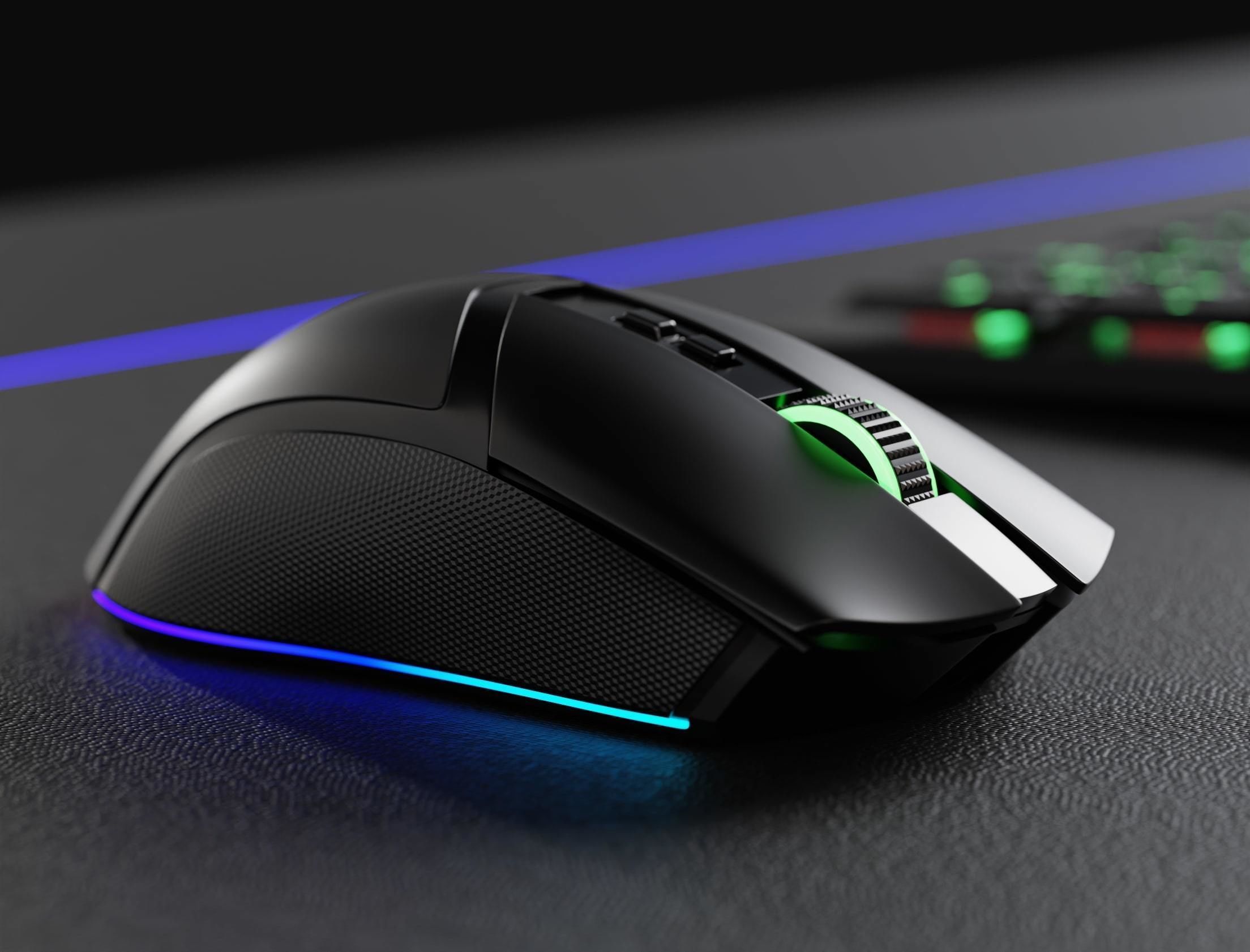 Computer accessories - Razer collection 3D model_10