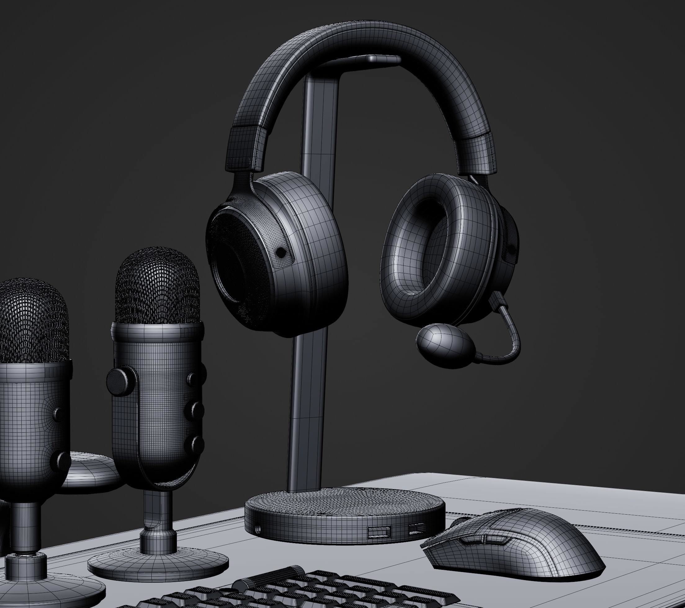 Computer accessories - Razer collection 3D model_26