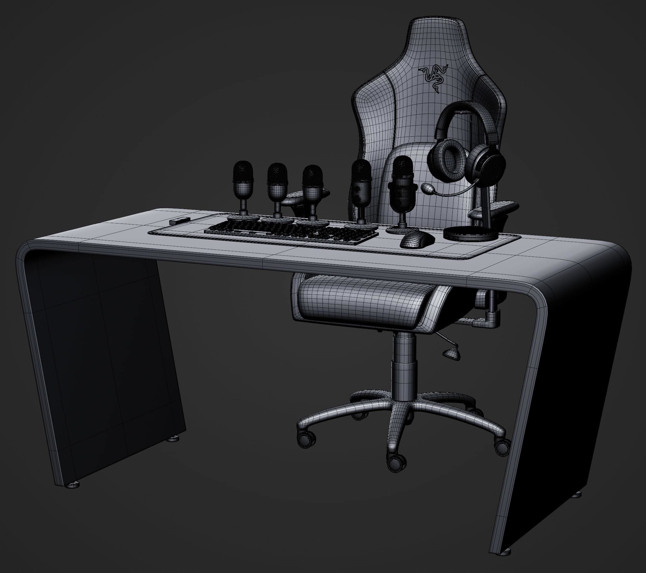 Computer accessories - Razer collection 3D model_25
