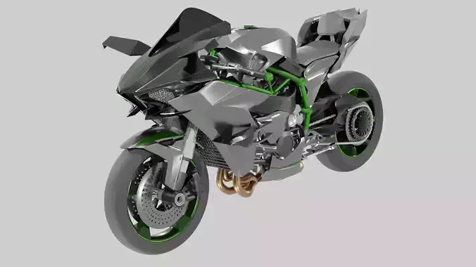 Kawasaki Ninja H2R - Supersport Racing Motorcycle