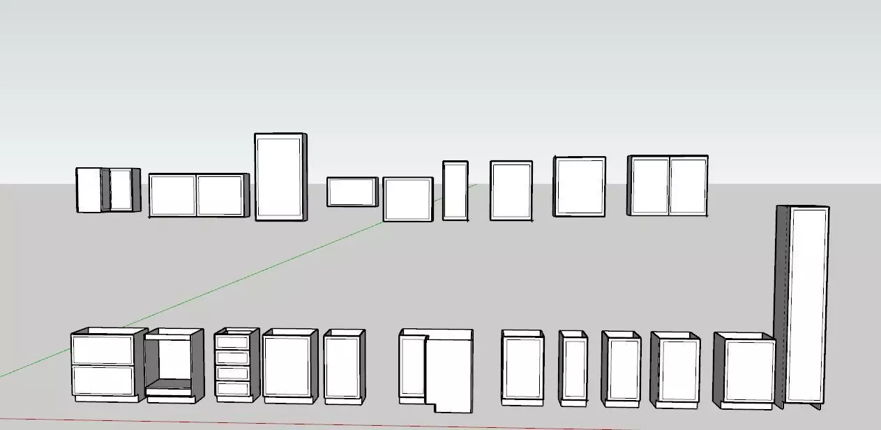 Cabinet colection 3D model