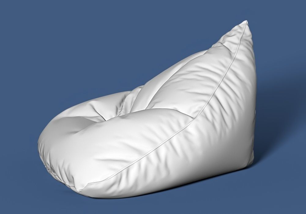 Bean bag 13-2 3D model_7