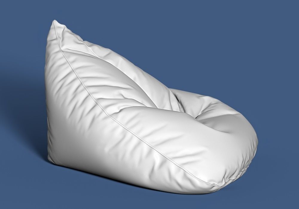 Bean bag 13-2 3D model_1