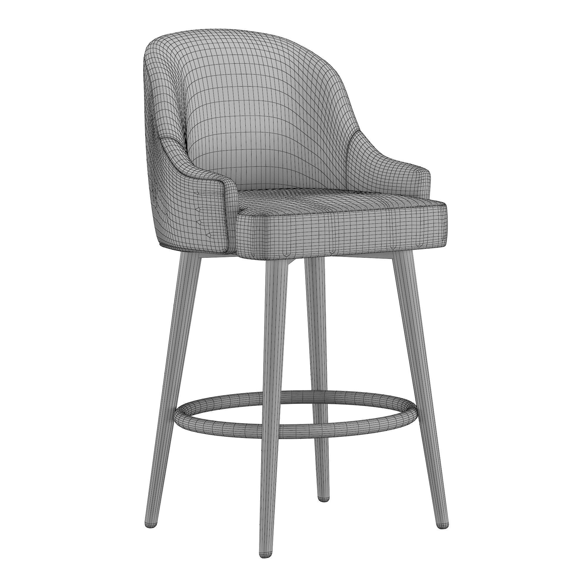 Bar stool Tole 3D model_6