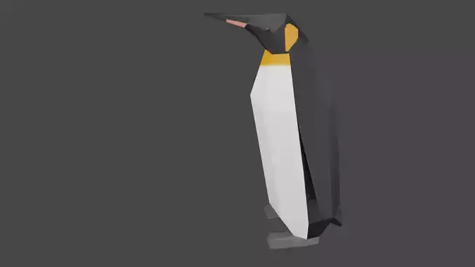 a penguin  3D model