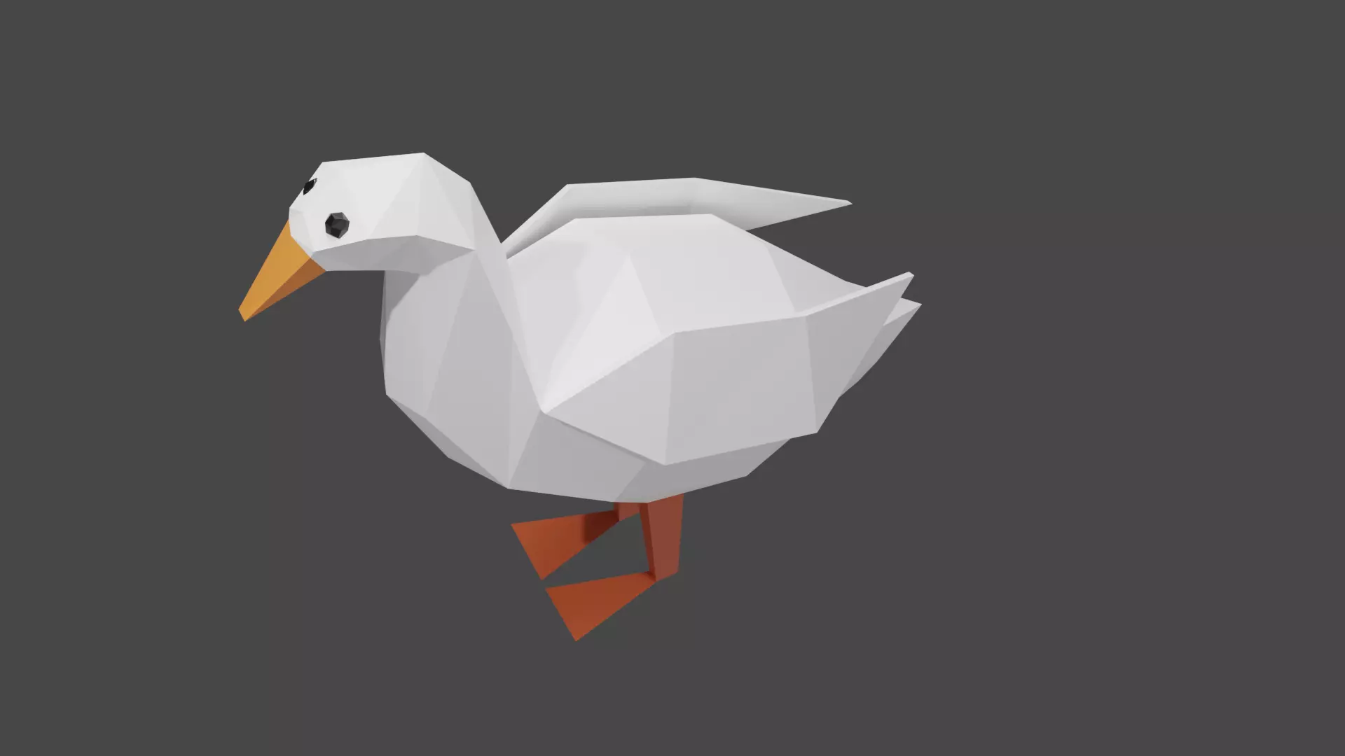 a duck 3D model_0