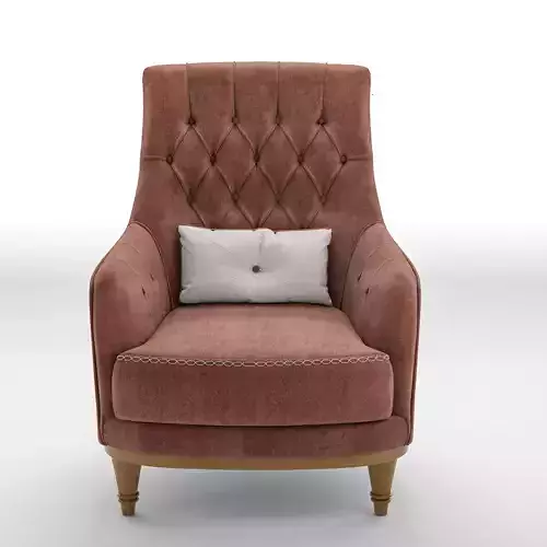 armchair turkey blue berry