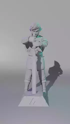 Legend of zelda Link base sword 3D print model