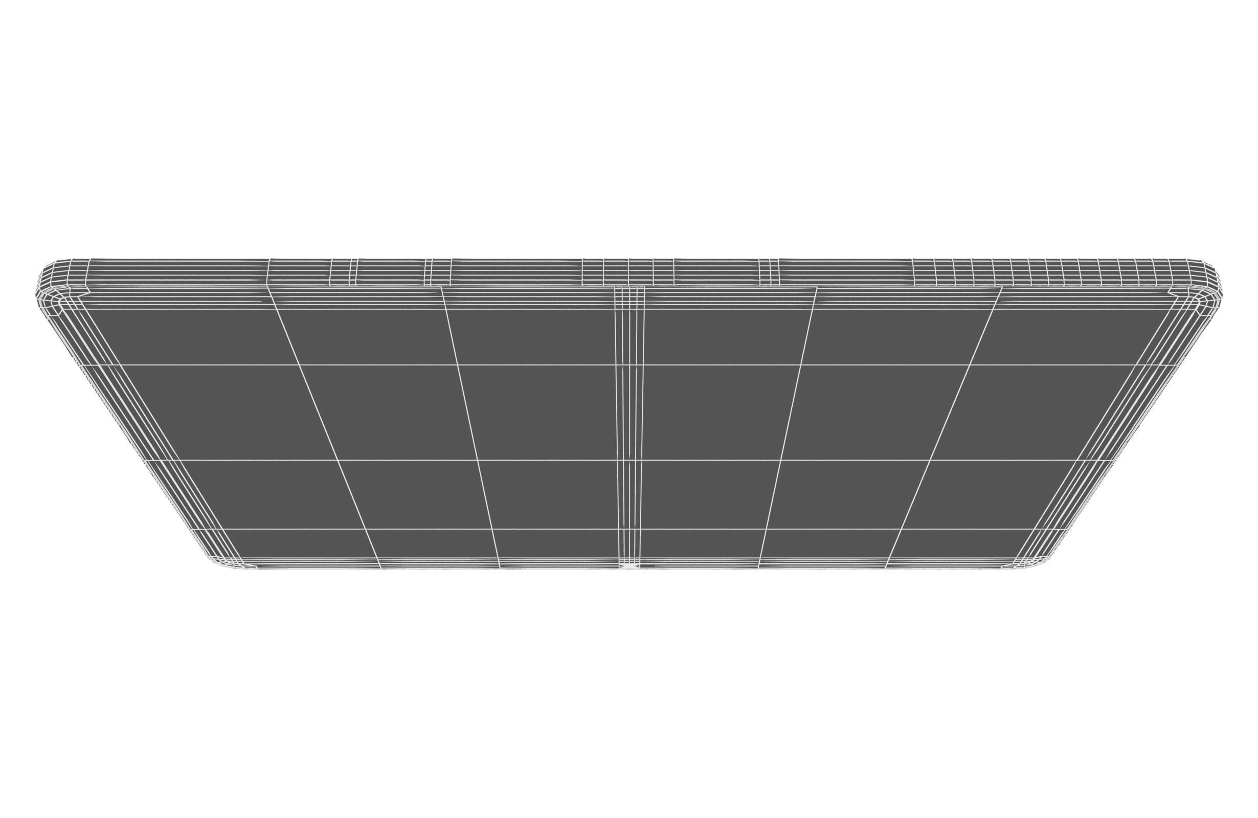 Honor MagicPad 13 Black Low-poly 3D model_25