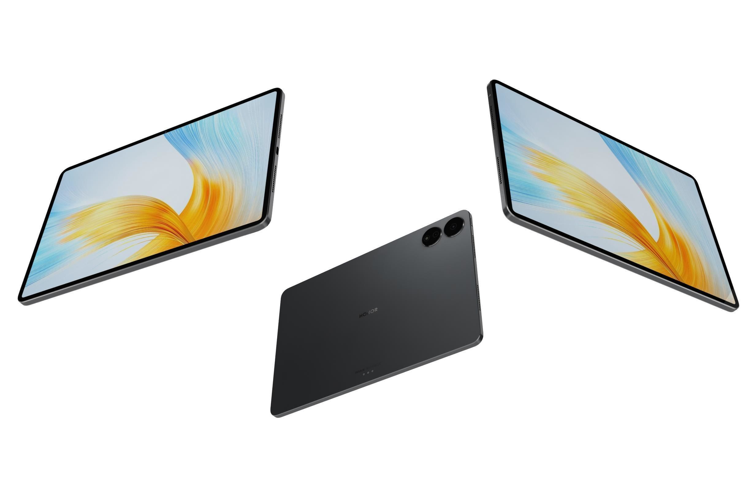 Honor MagicPad 13 Black Low-poly 3D model_2