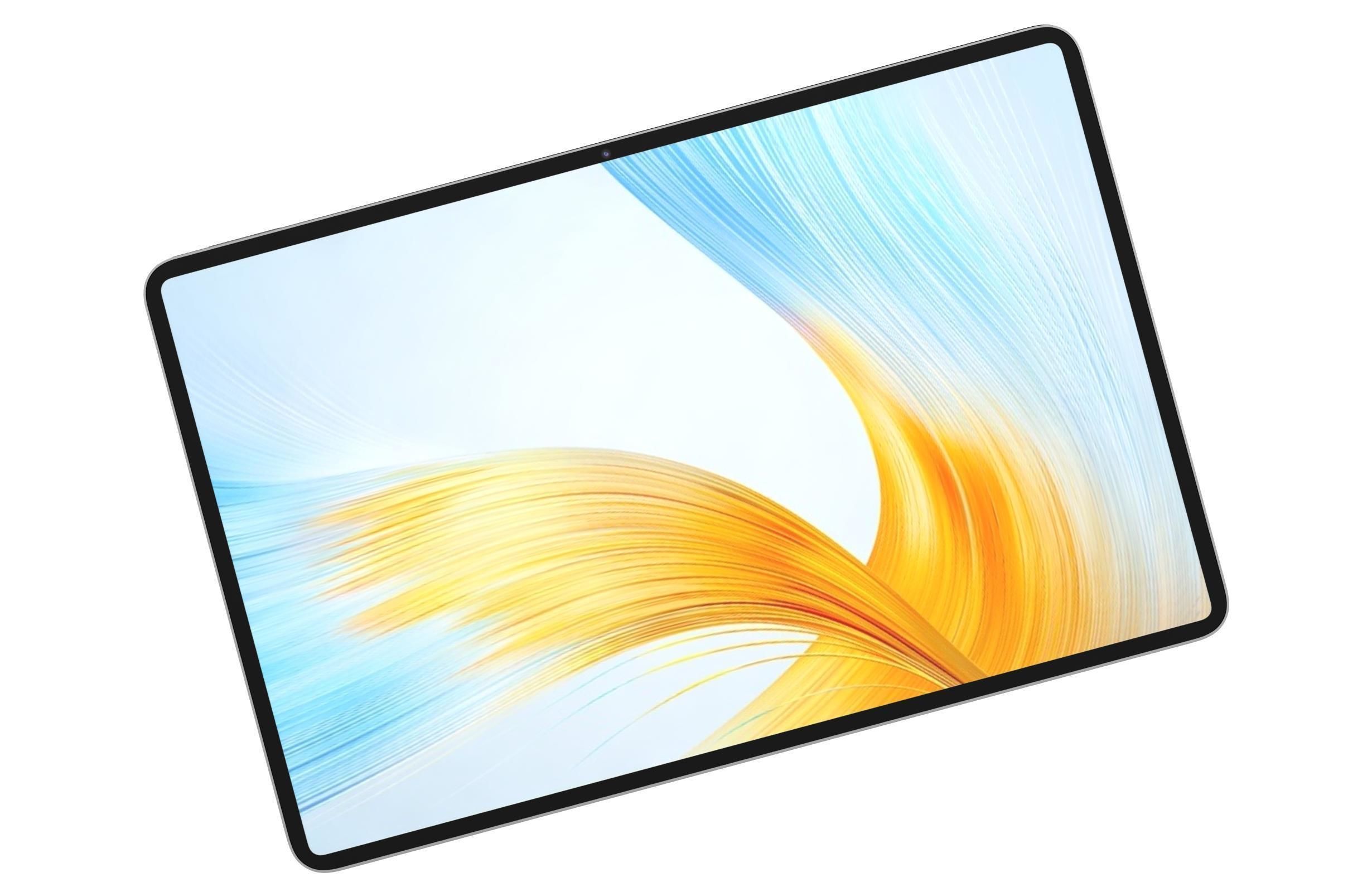 Honor MagicPad 13 Black Low-poly 3D model_10