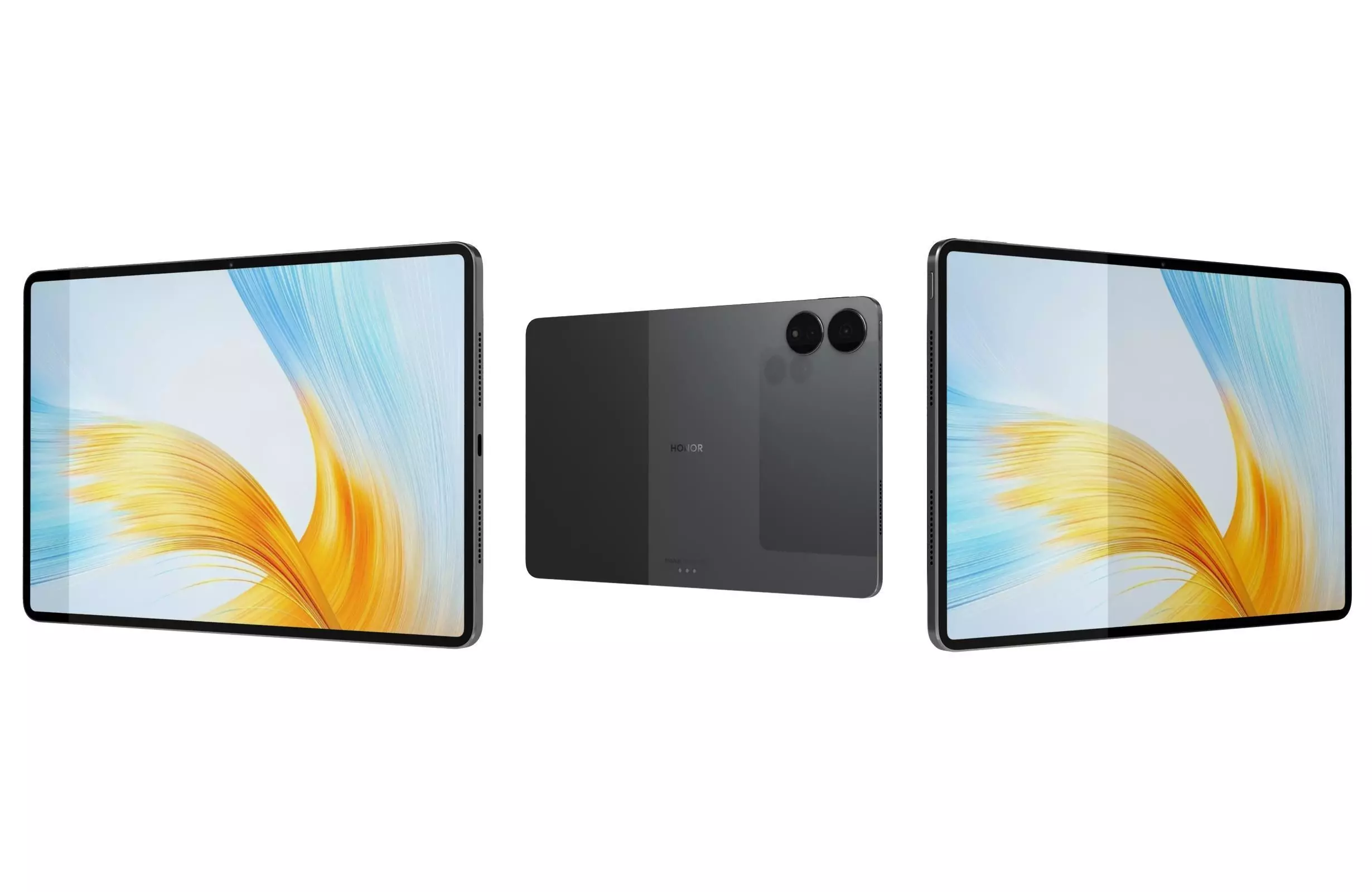 Honor MagicPad 13 Black Low-poly 3D model_0