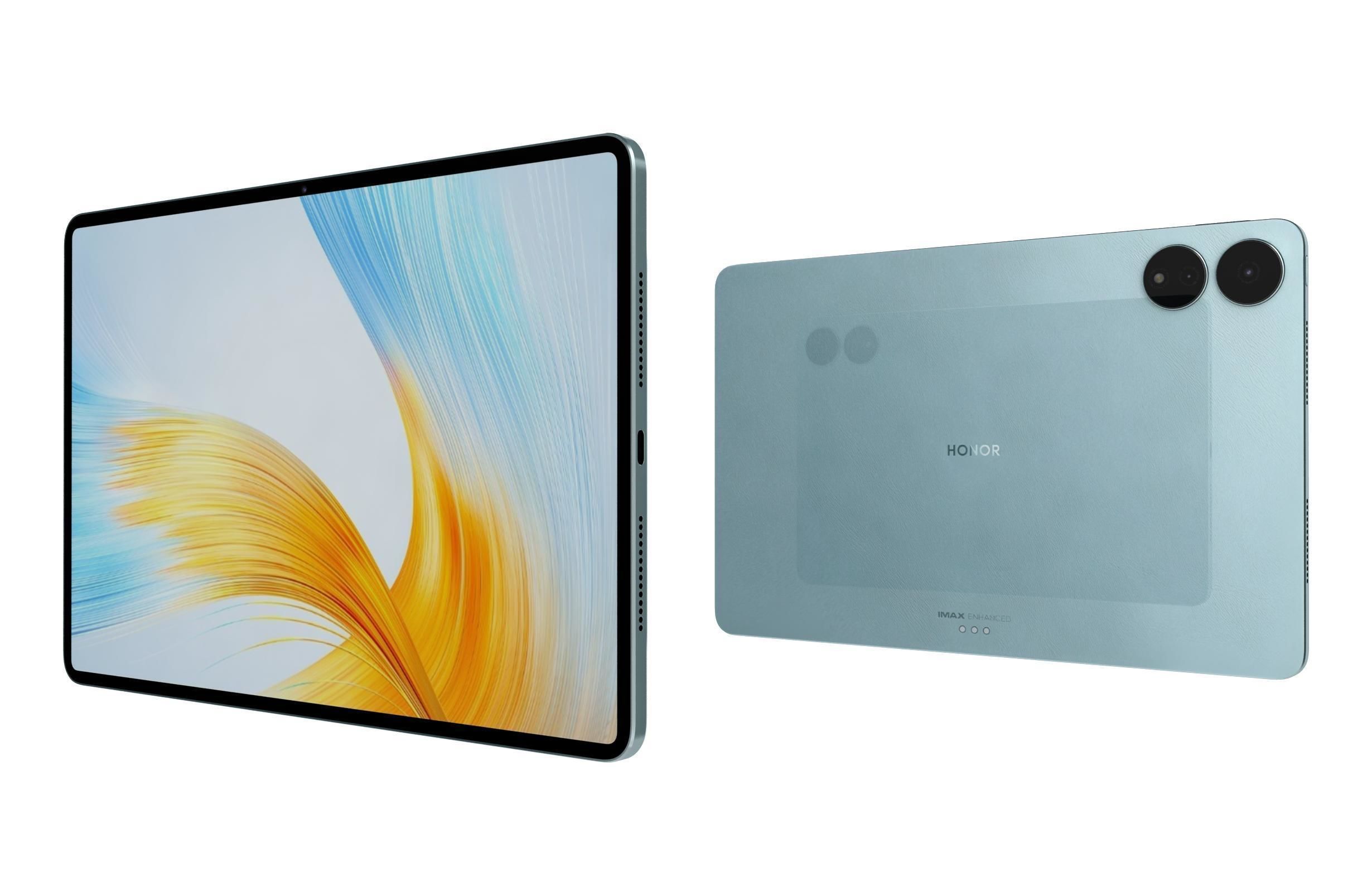 Honor MagicPad 13 Blue Low-poly 3D model_6