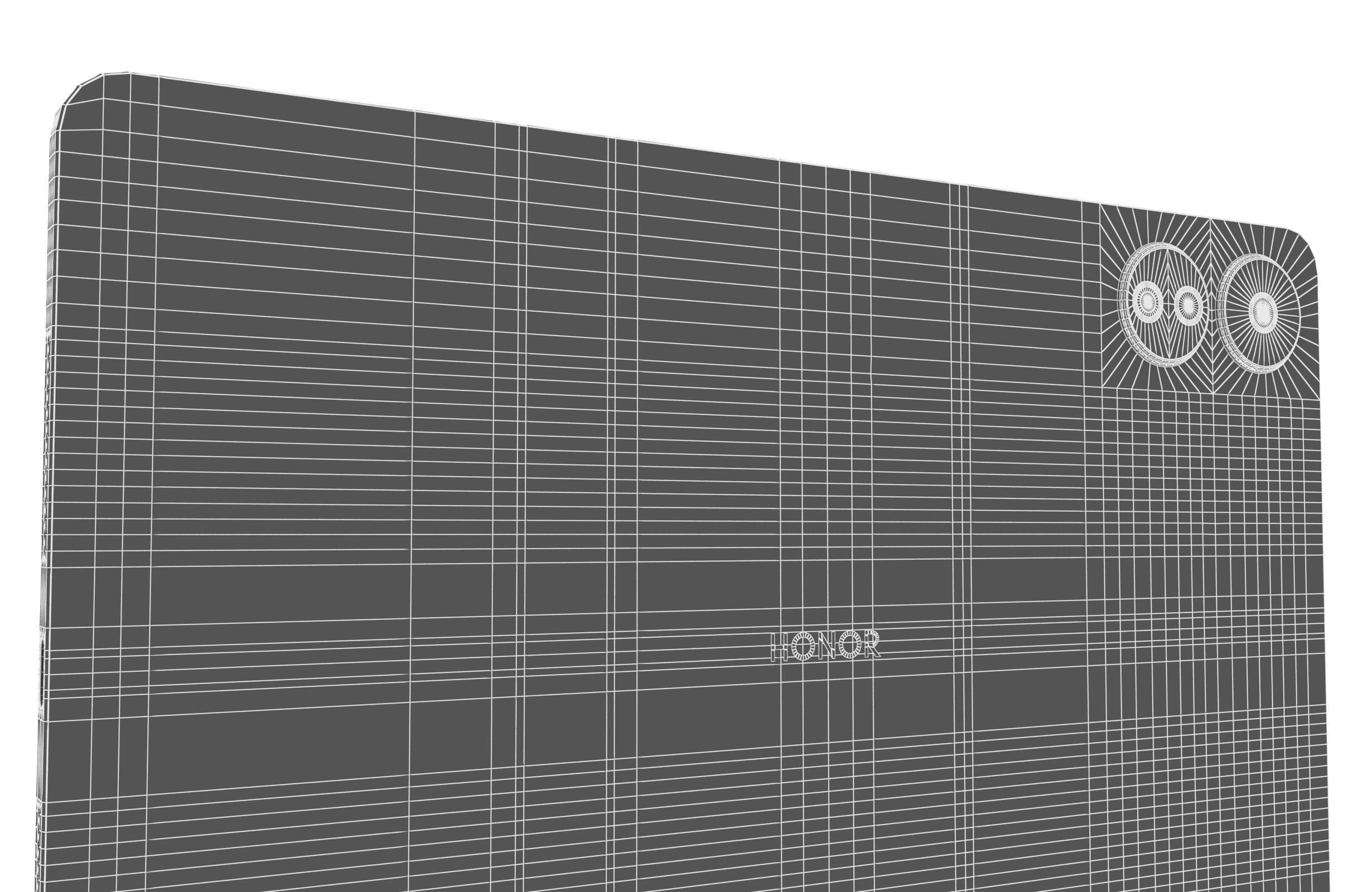 Honor MagicPad 13 Blue Low-poly 3D model_20