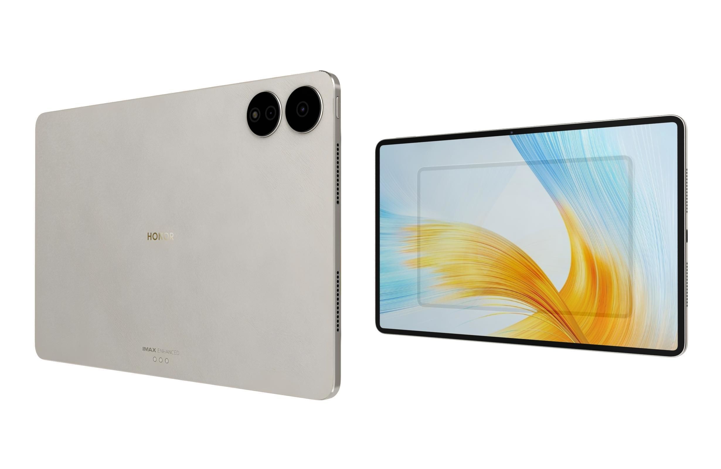 Honor MagicPad 13 Gold Low-poly 3D model_7