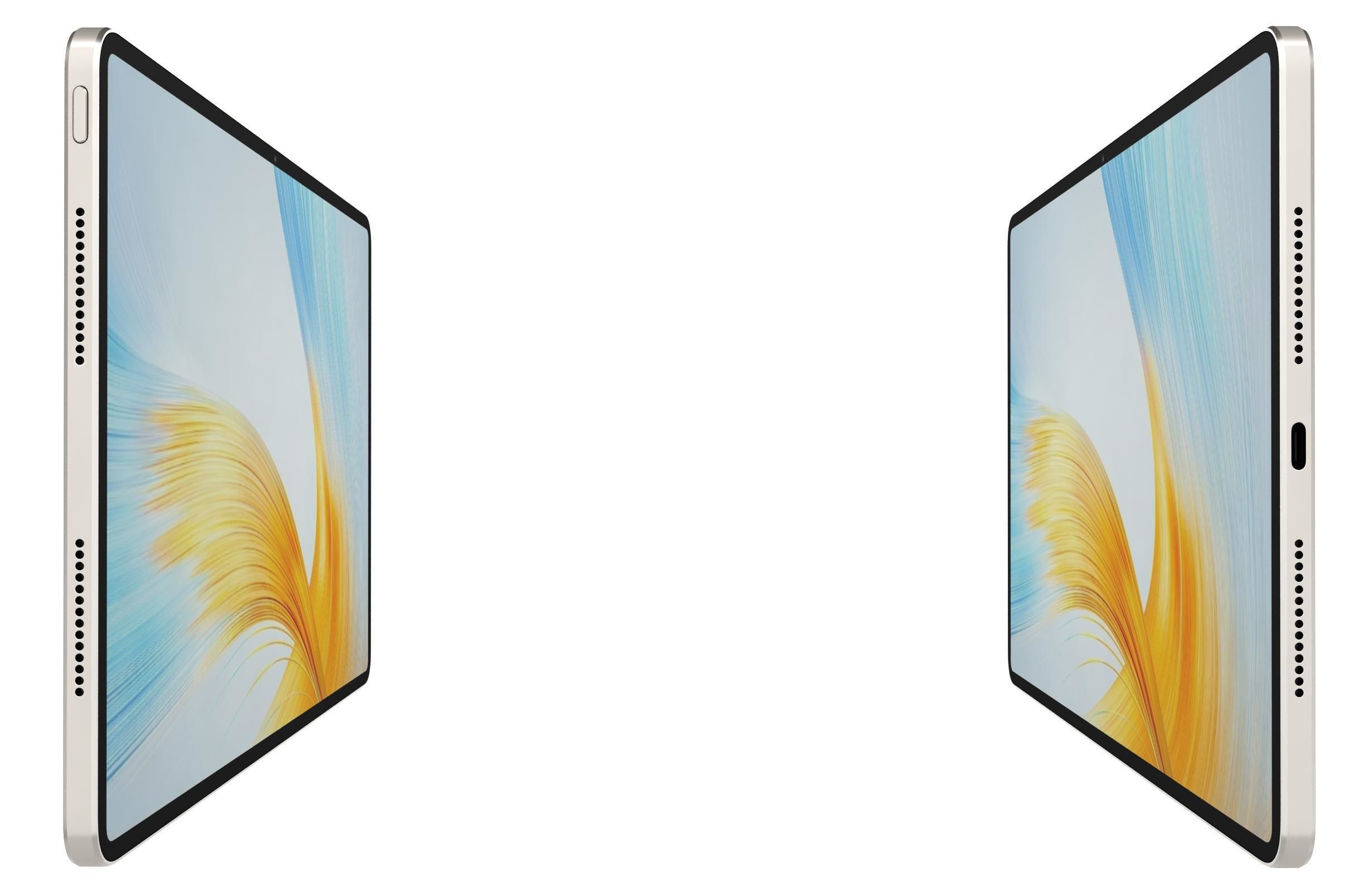 Honor MagicPad 13 Gold Low-poly 3D model_8