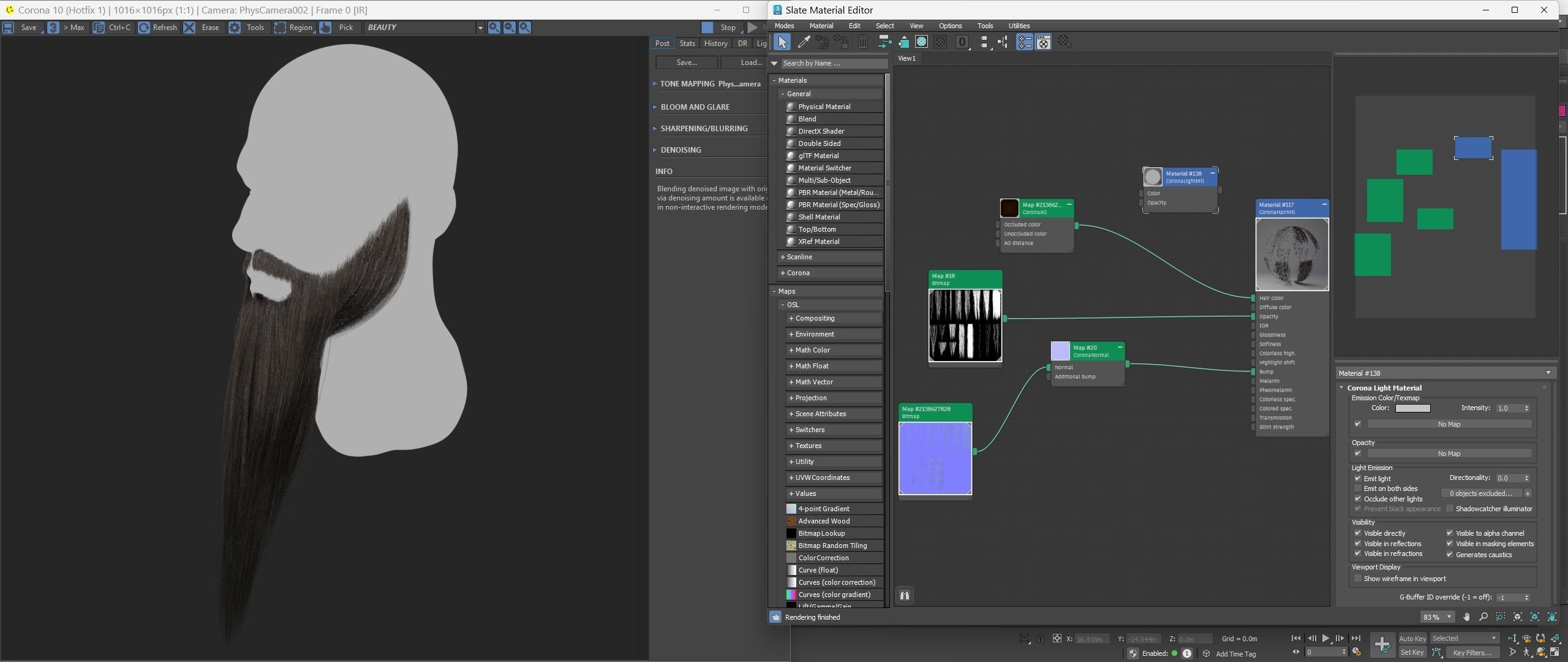 Realtime Beard and Moustache - No5 Low-poly 3D model_3