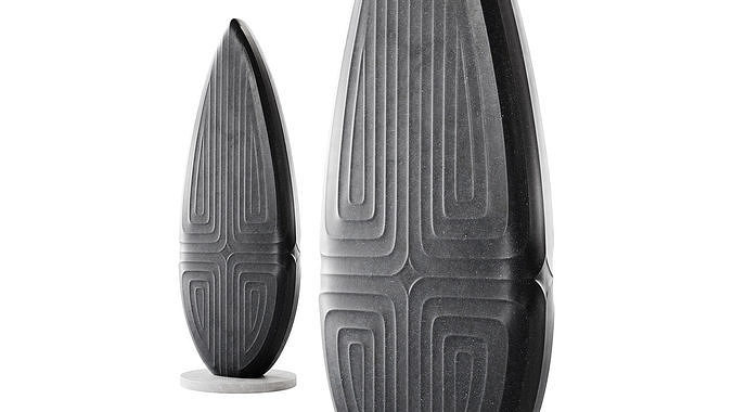 Abstract sculpture by Dominic Welch 3D model
