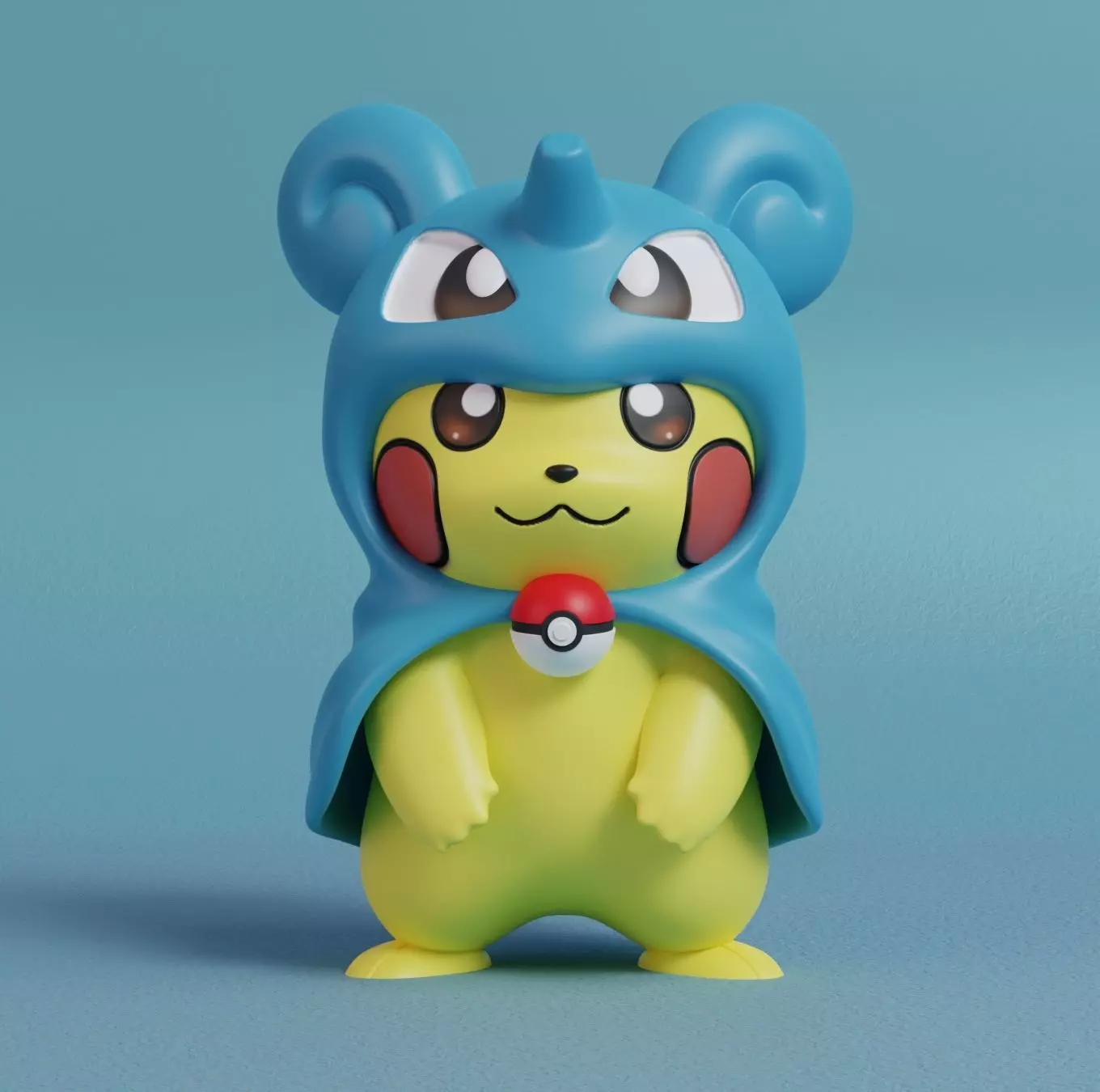 Pokemon - Pikachu Lapras Cosplay Free 3D print model
