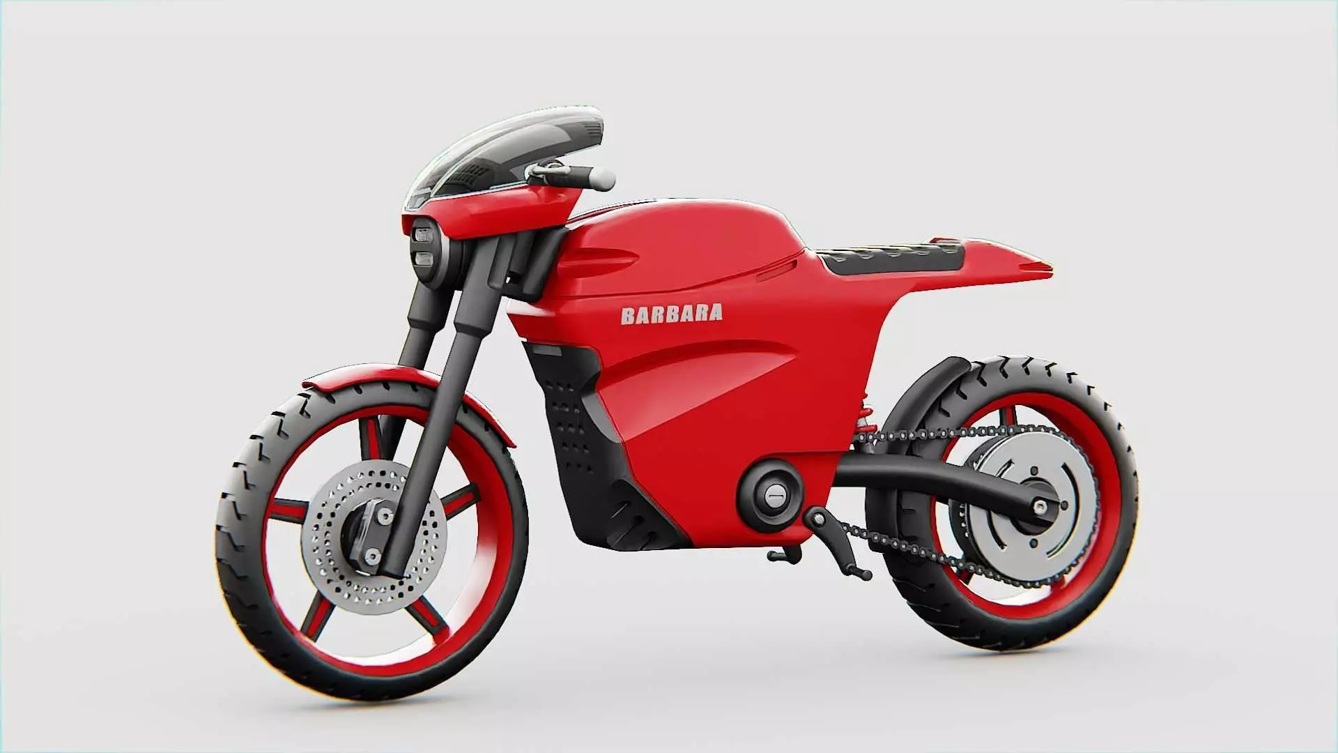CONCEPT BIIKE C-2000 RIGGED 3D model
