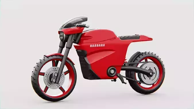 CONCEPT BIIKE  C-2000   RIGGED 3D model